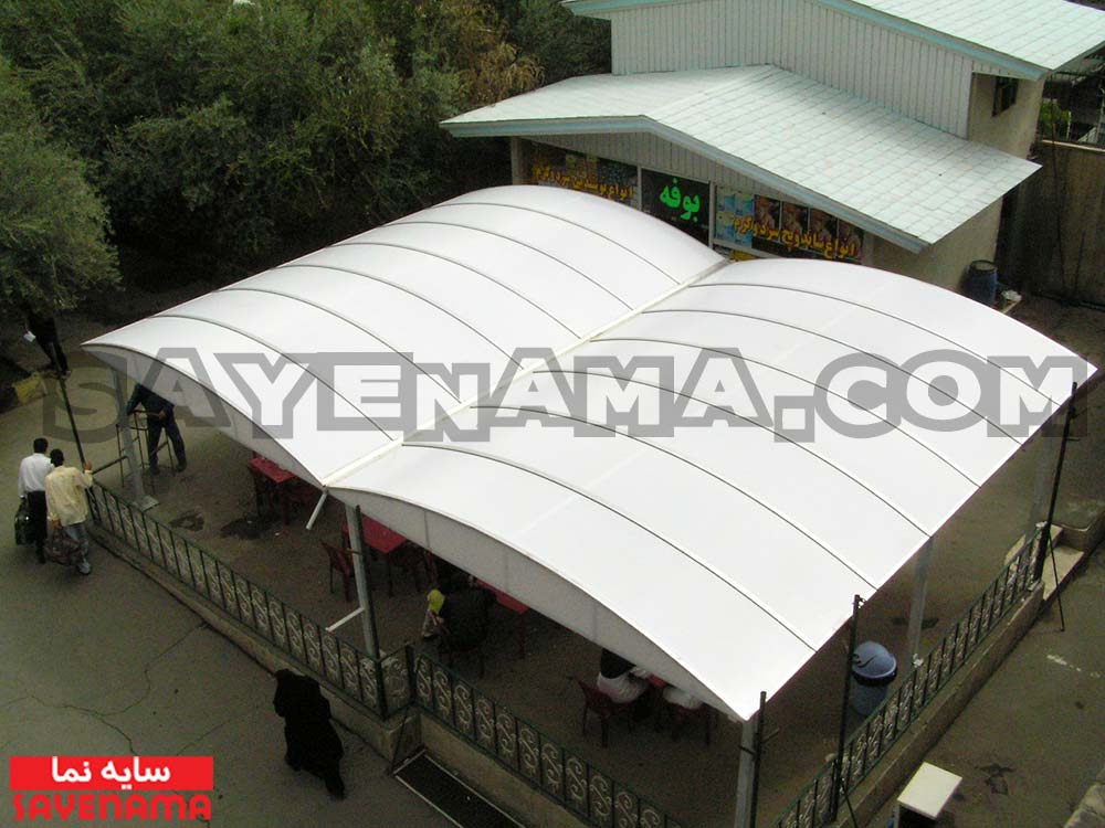 پوشش سقف با ورق پلی کربنات