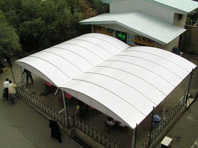 پوشش سقف با ورق پلی کربنات